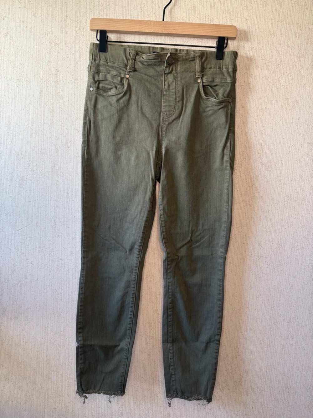 Liverpool Olive Green Women’s Skinny Jeans